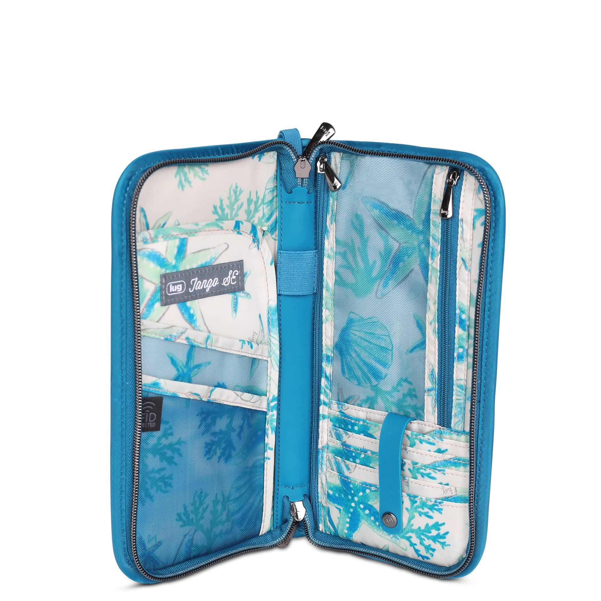 Tango SE Travel RFID Wallet - OCEAN BLUE - TangoSE_Ocean-Blue_03
